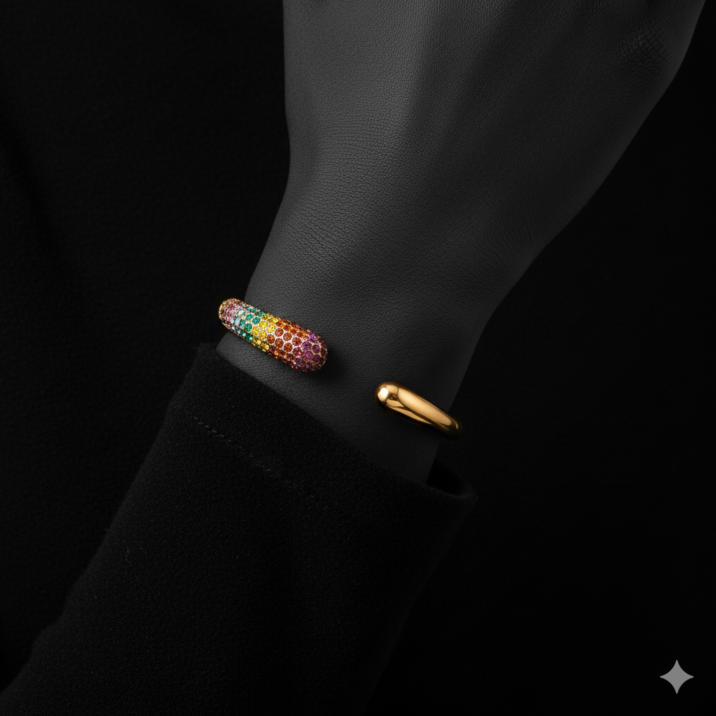 JEWELIXIRS Statement Cuff Bracelet