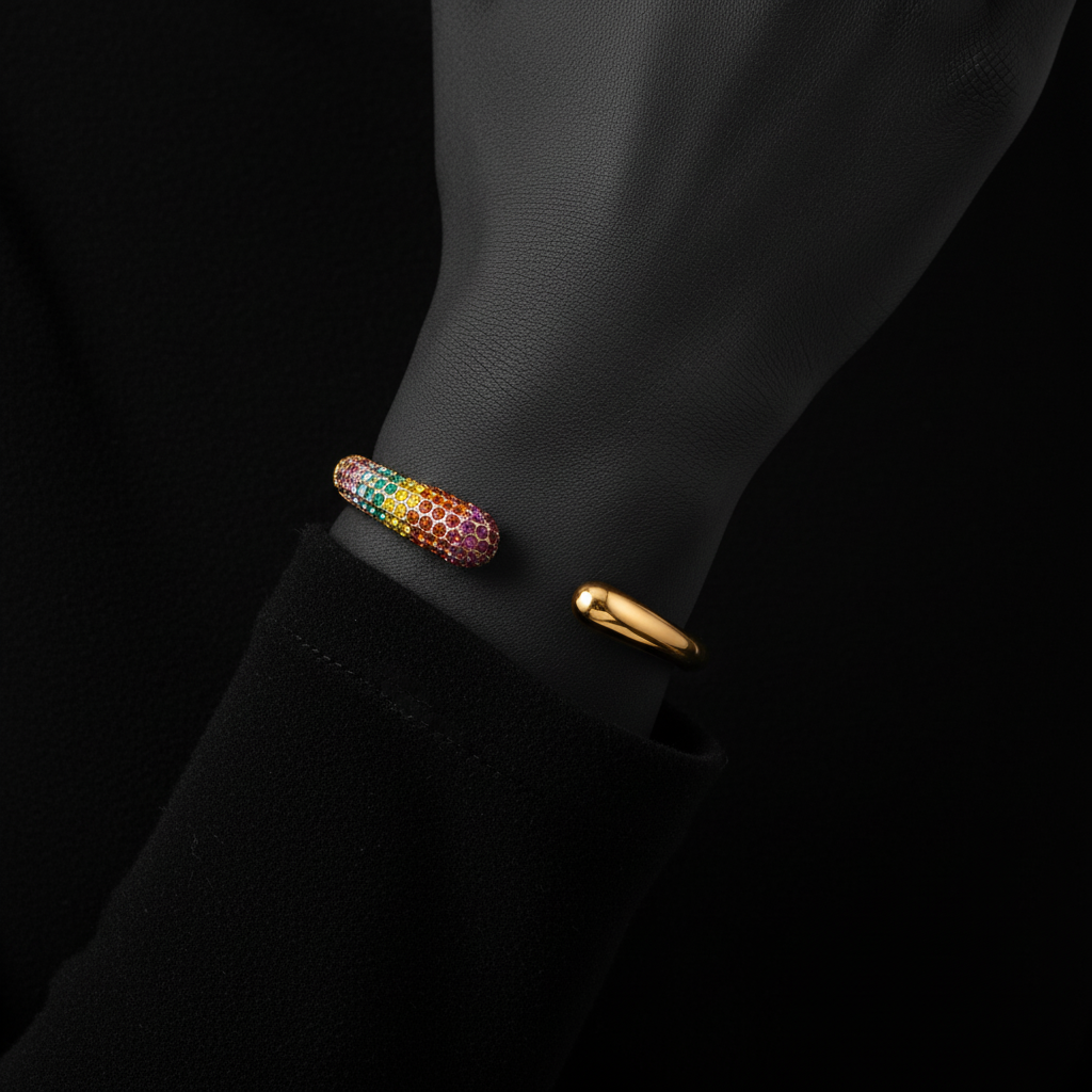 JEWELIXIRS Statement Cuff Bracelet