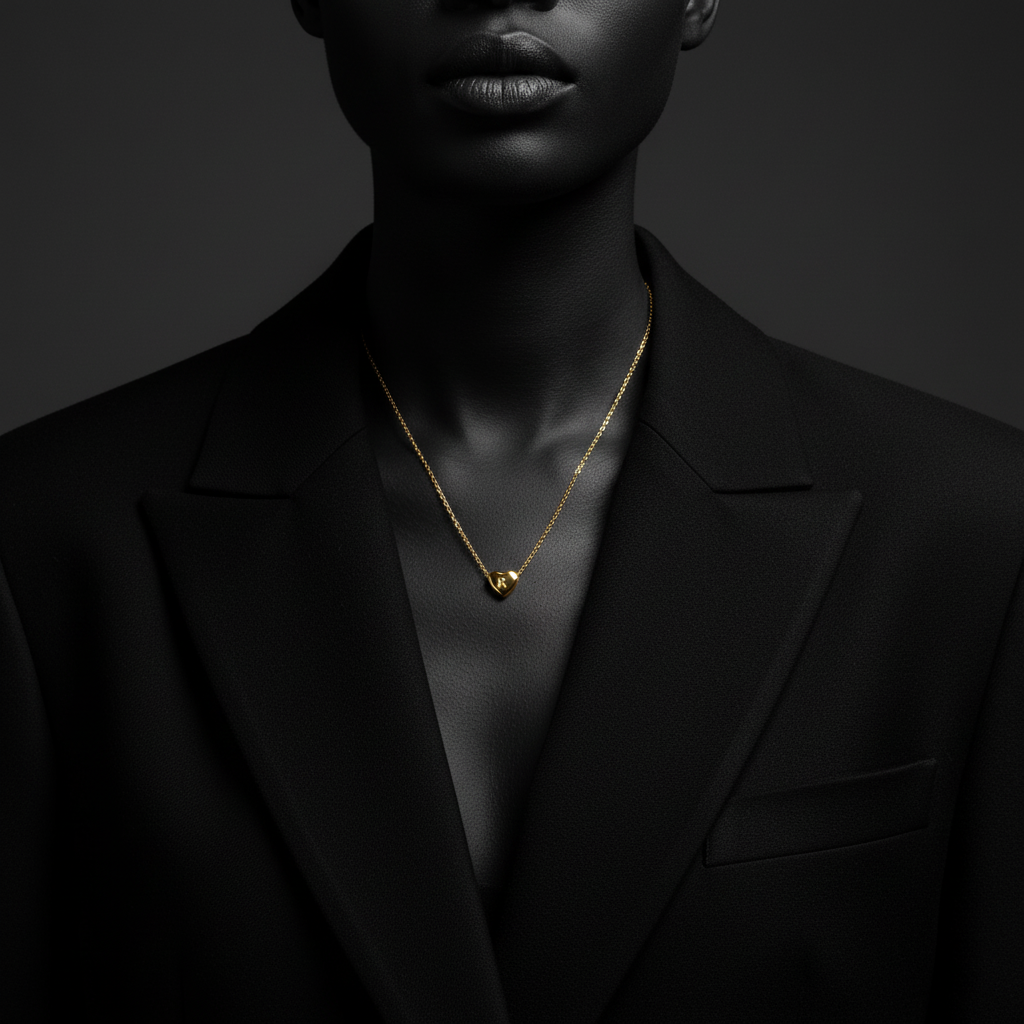 JEWELIXIRS Letters Heart Necklace