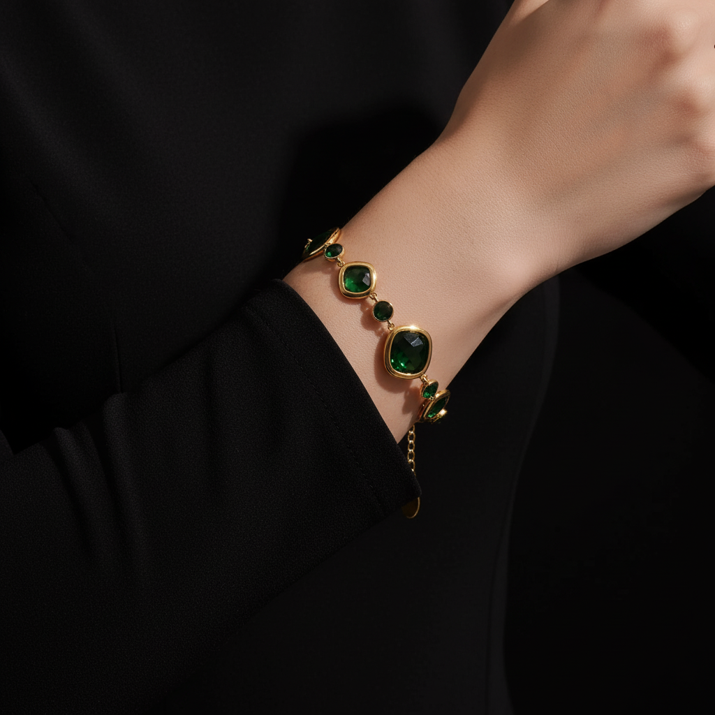 JEWELIXIRS Enchanted Gem Bracelets Set