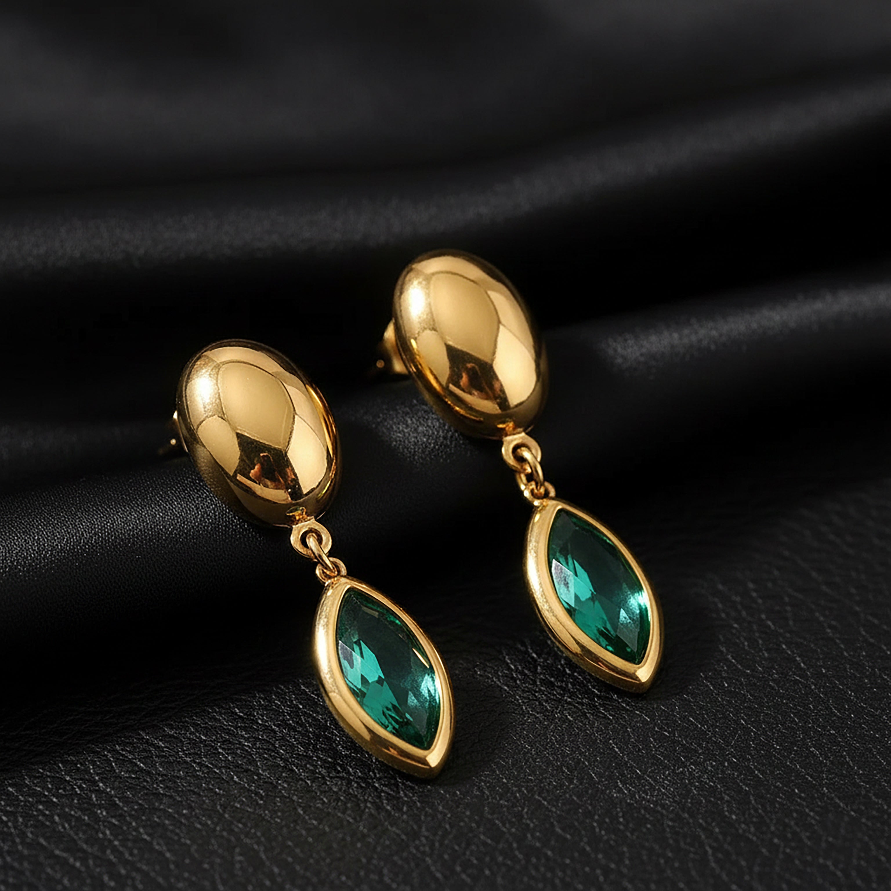 JEWELIXIRS Marquise Drop Earring