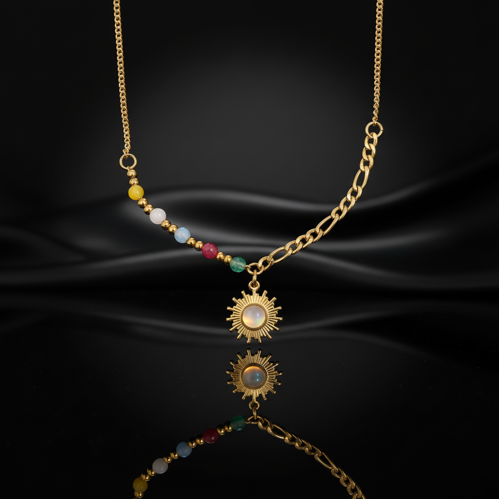JEWELIXIRS Radiant Charm Necklace