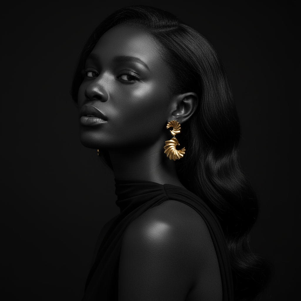 JEWELIXIRS Oceanic Wave Drop Earring