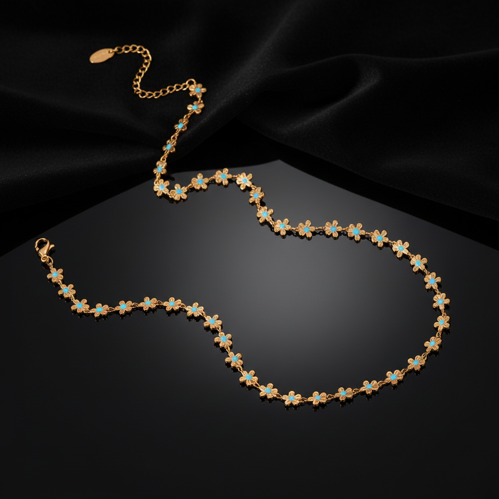 JEWELIXIRS Enamel Daisy Set