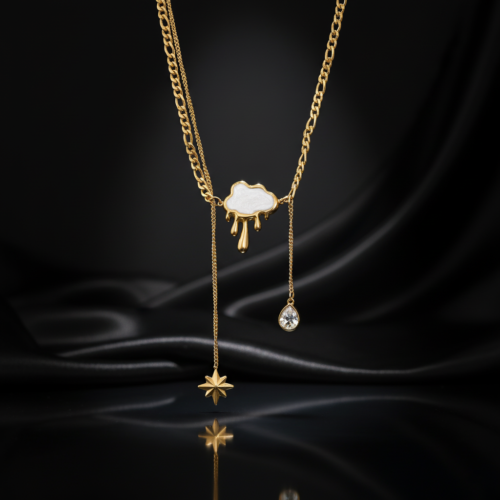 JEWELIXIRS Celestial Cloud Necklace