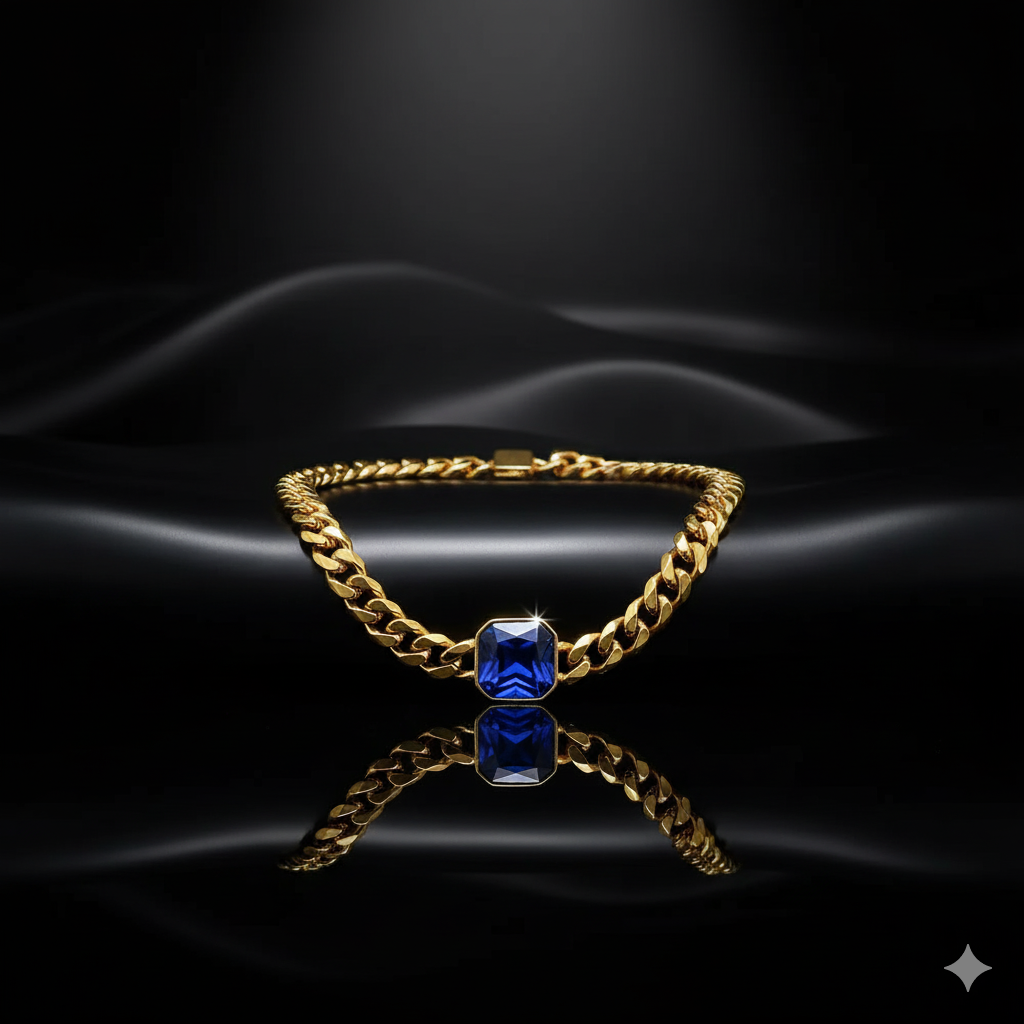 Nivora Cuban Chain Necklace Bracelet For Women Stainless Steel Women Jewelry Set Red Green Color Square Crystal Wedding Jewelry