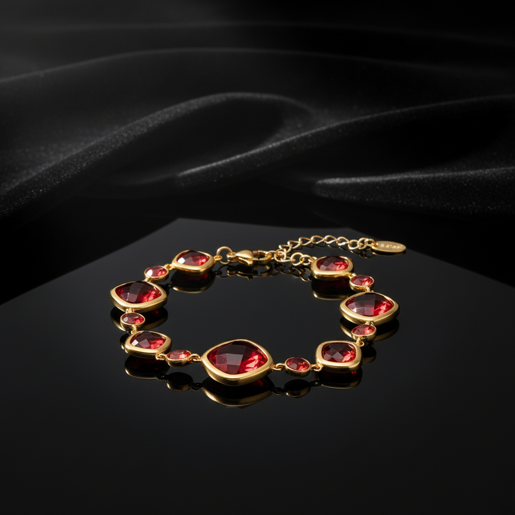 JEWELIXIRS Enchanted Gem Bracelets Set