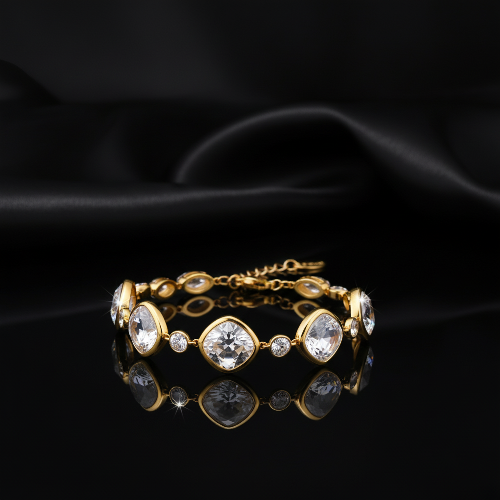 JEWELIXIRS Enchanted Gem Bracelets Set