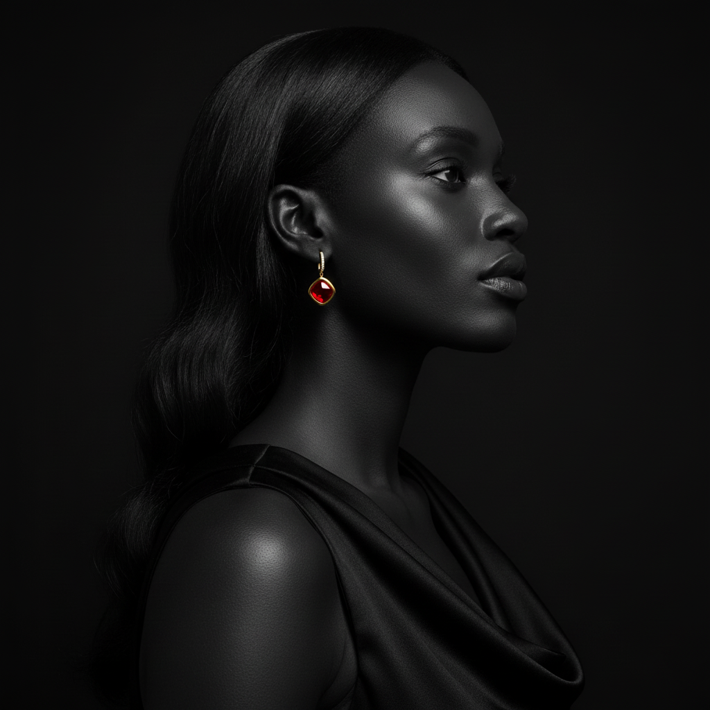 JEWELIXIRS Cushion Drop Earring