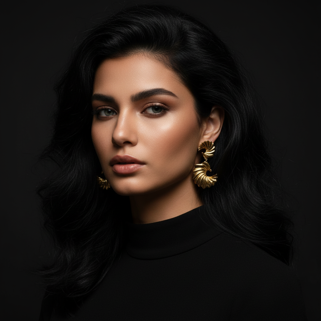 JEWELIXIRS Oceanic Wave Drop Earring