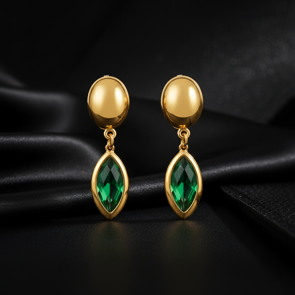 JEWELIXIRS Marquise Drop Earring