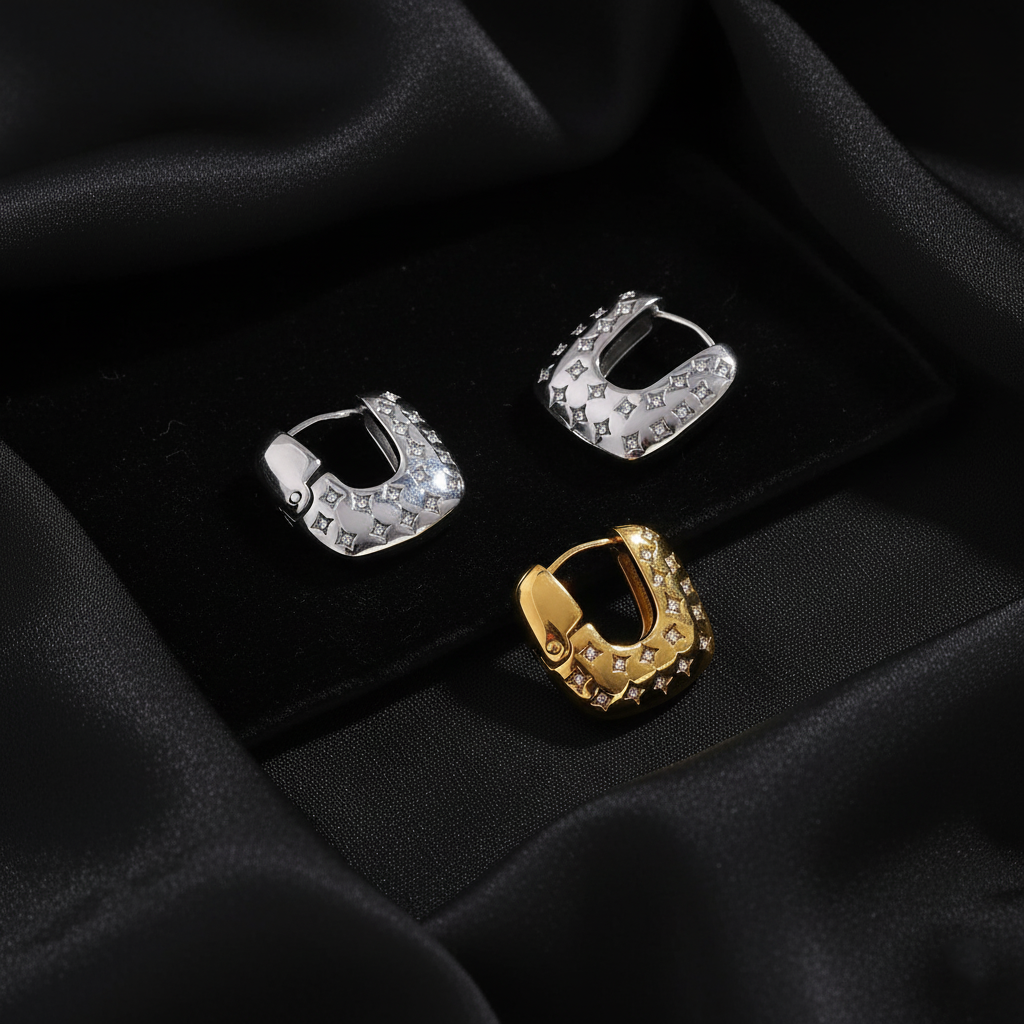 JEWELIXIRS Serpent Coil Earring