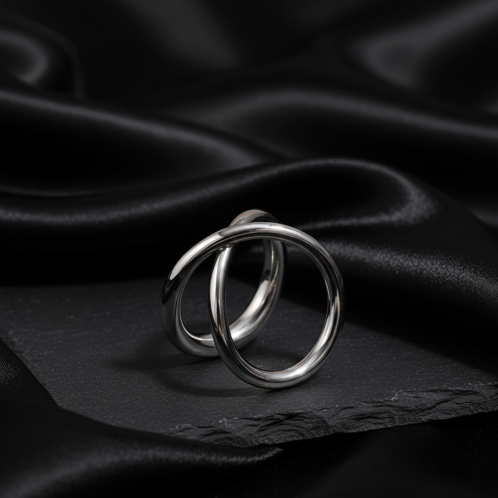 JEWELIXIRS Interlock Infinity Ring