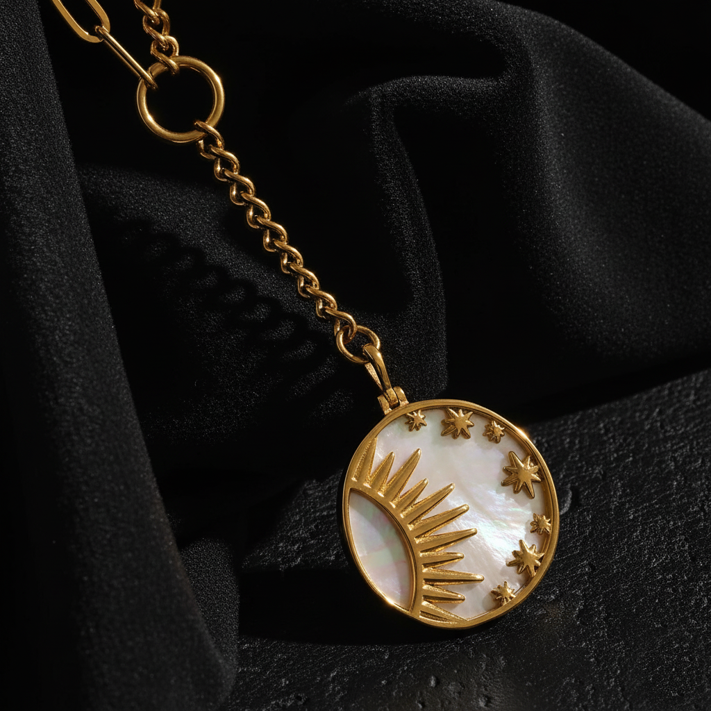 JEWELIXIRS Astronomical Lariat Necklace