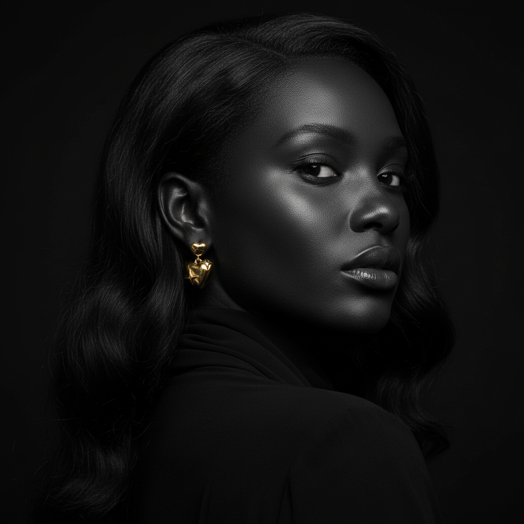 JEWELIXIRS Celestial Heart Drop Earring