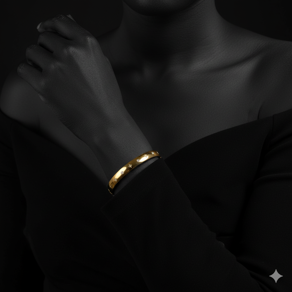 JEWELIXIRS Celestial Hinge Bangle Set