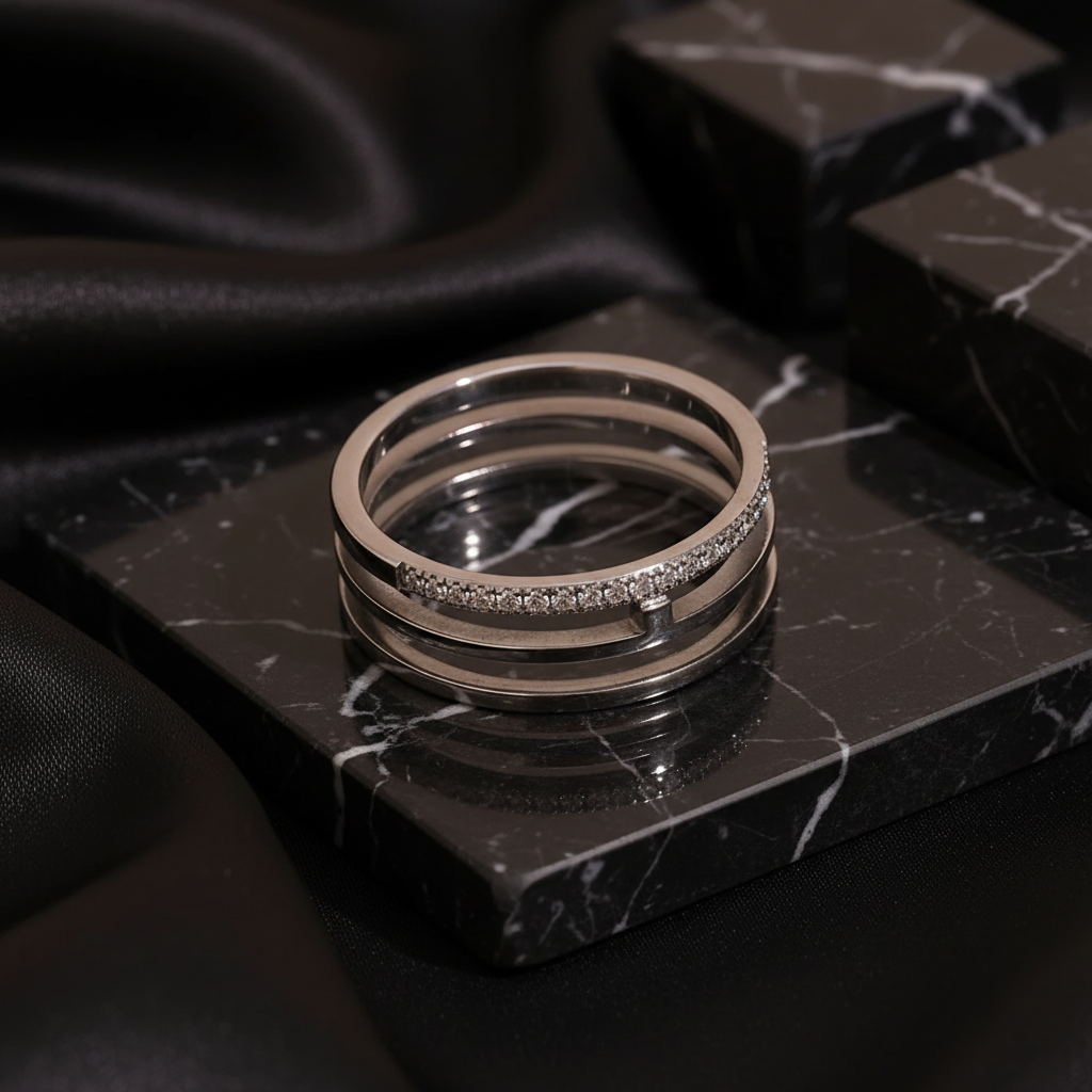 JEWELIXIRS Floating Eternity Ring