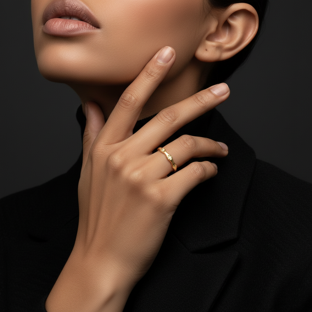 JEWELIXIRS Stellar Wave Ring