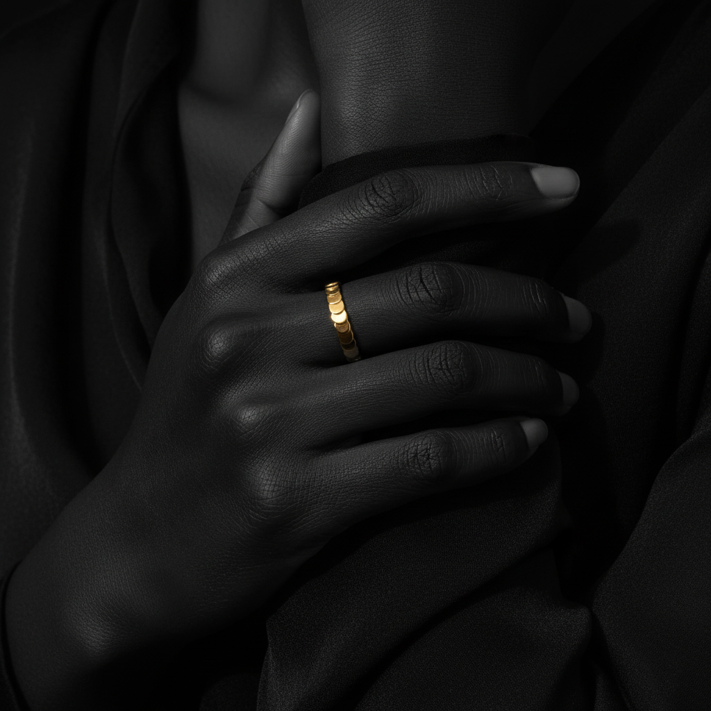 JEWELIXIRS Scallop Edge Ring