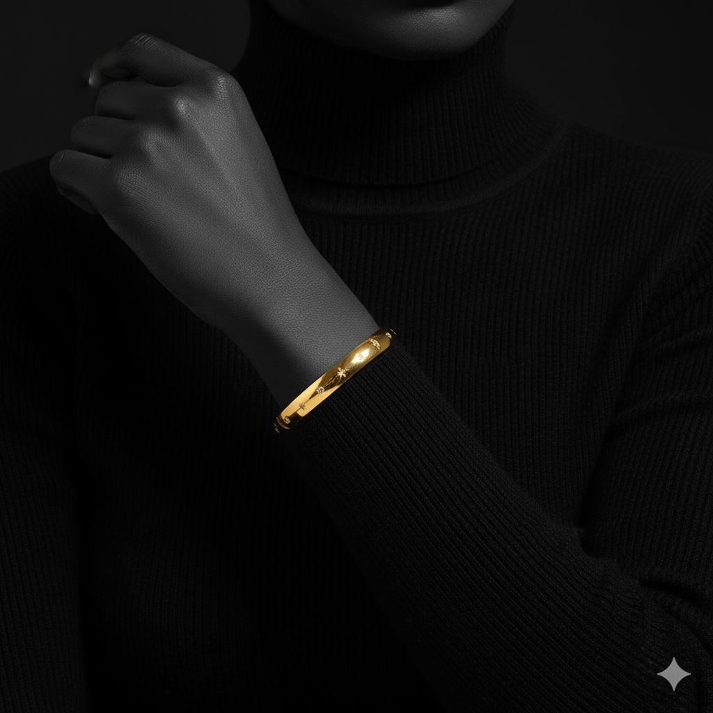 JEWELIXIRS Celestial Hinge Bangle Set