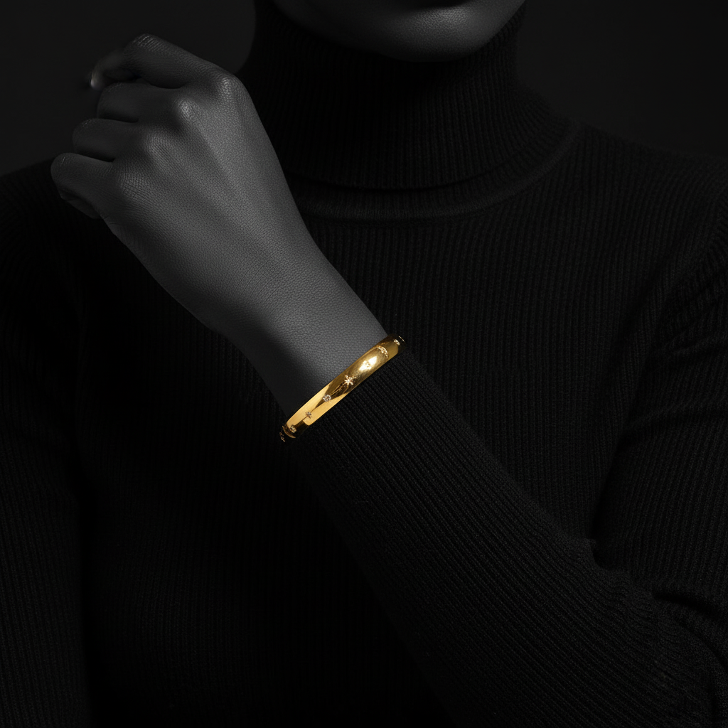 JEWELIXIRS Celestial Hinge Bangle Set