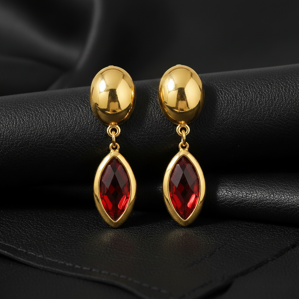JEWELIXIRS Marquise Drop Earring