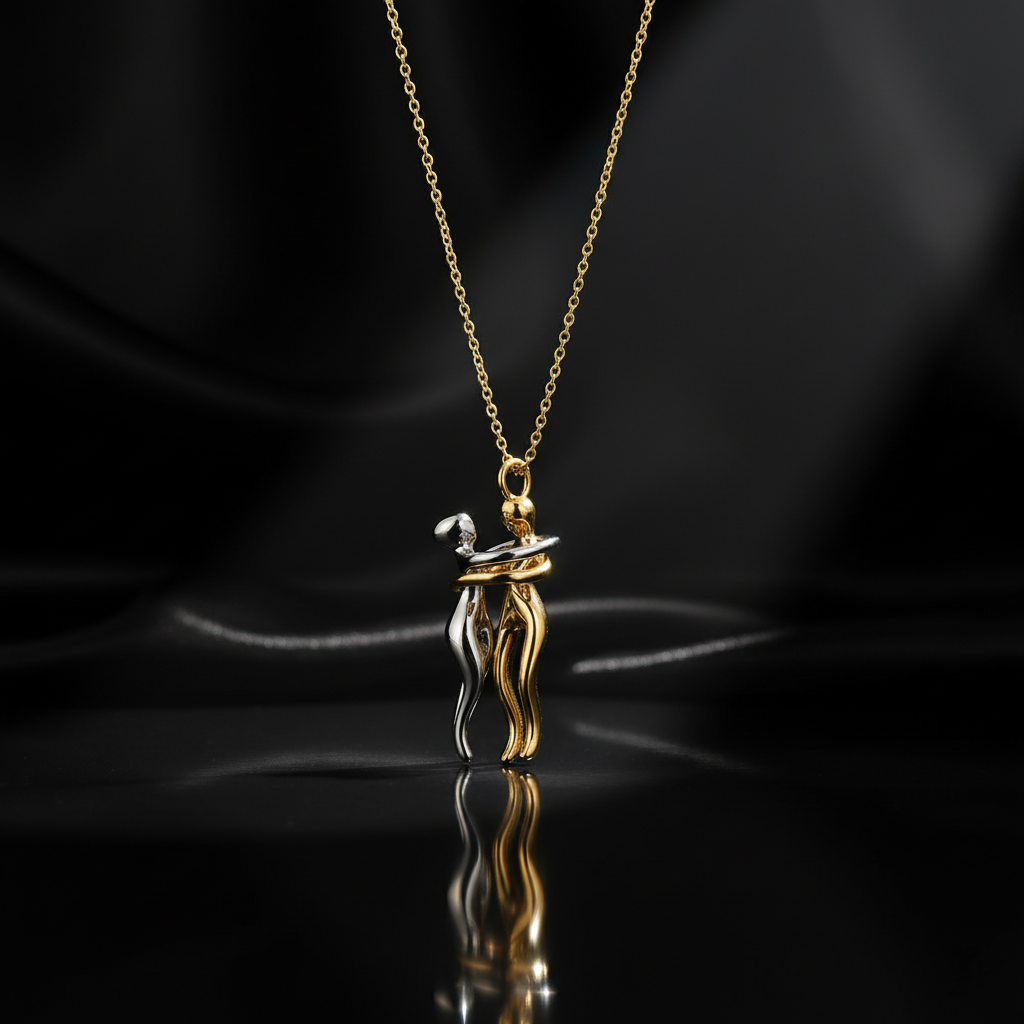 JEWELIXIRS Embrace Figure Necklace