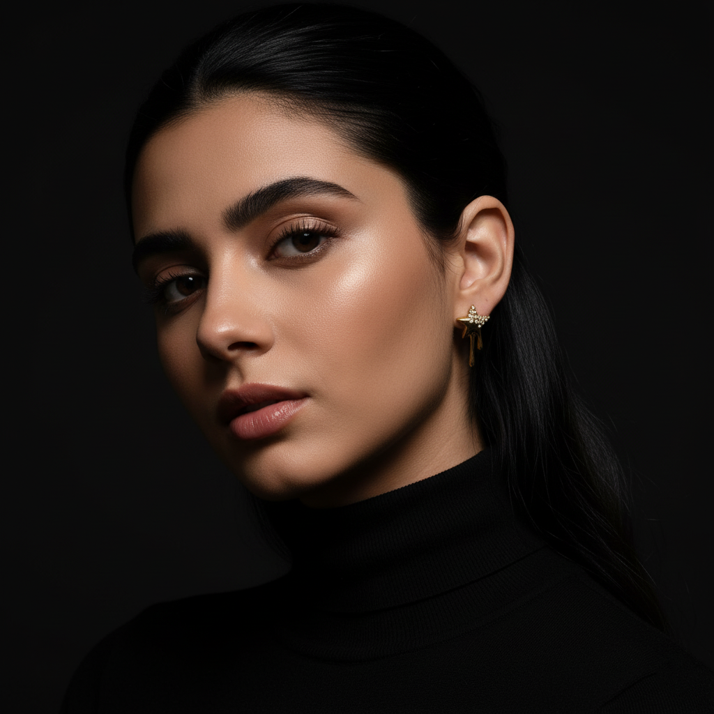 JEWELIXIRS dripping star stud earrings