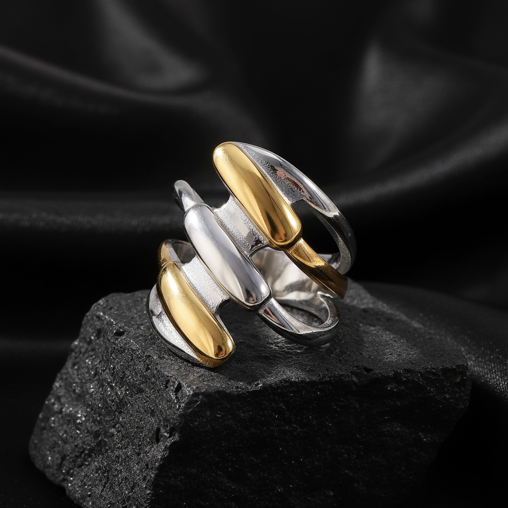 JEWELIXIRS Curve Pod Ring