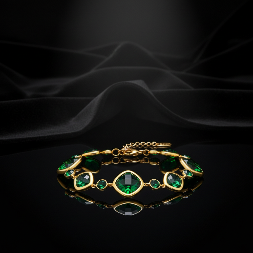 JEWELIXIRS Enchanted Gem Bracelets Set