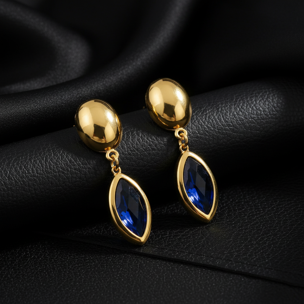JEWELIXIRS Marquise Drop Earring