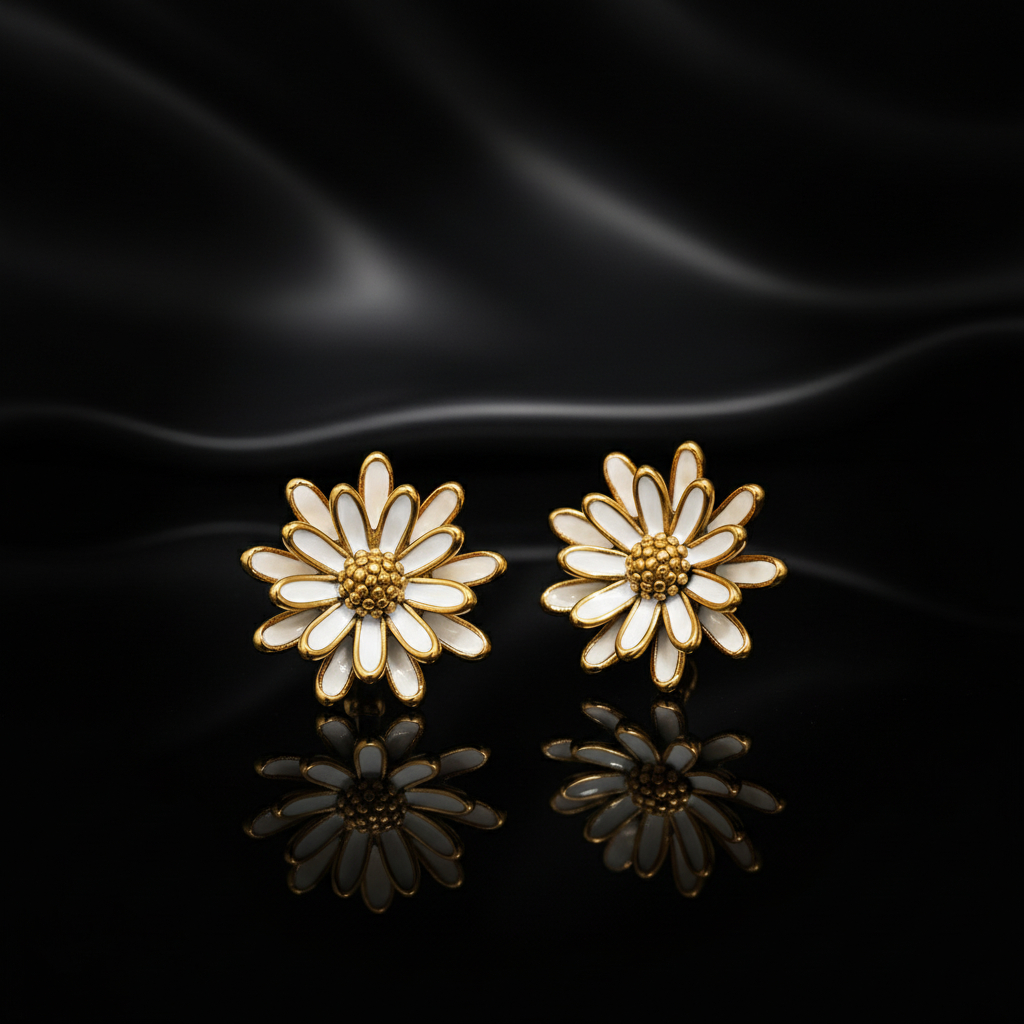 JEWELIXIRS Daisy Bloom Stud Earring