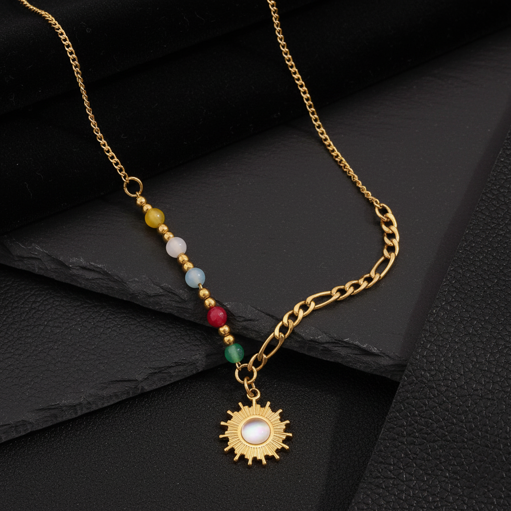 JEWELIXIRS Radiant Charm Necklace