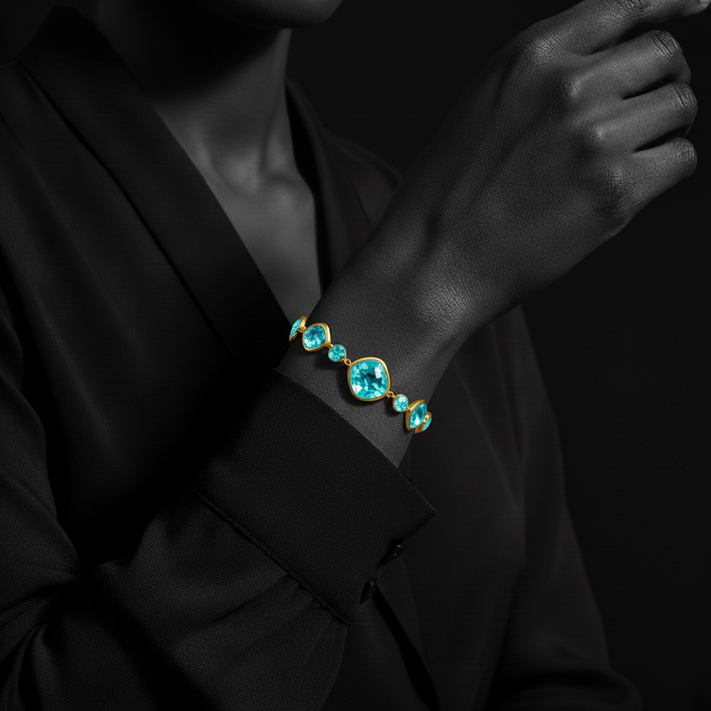 JEWELIXIRS Enchanted Gem Bracelets Set