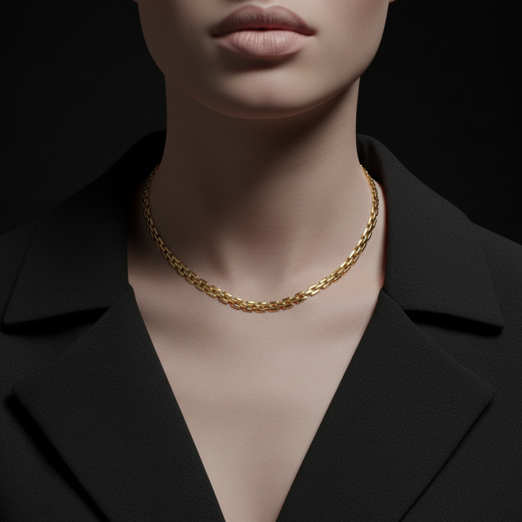 JEWELIXIRS Interlocking Link Chain