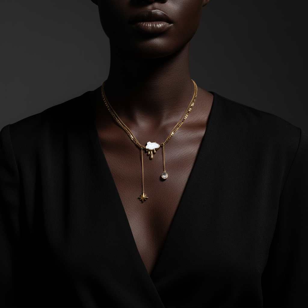 JEWELIXIRS Celestial Cloud Necklace