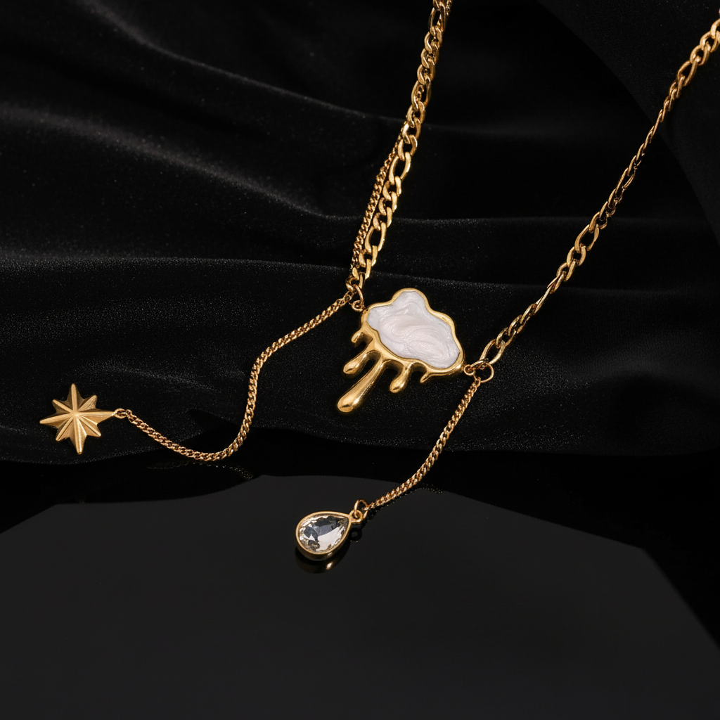 JEWELIXIRS Celestial Cloud Necklace