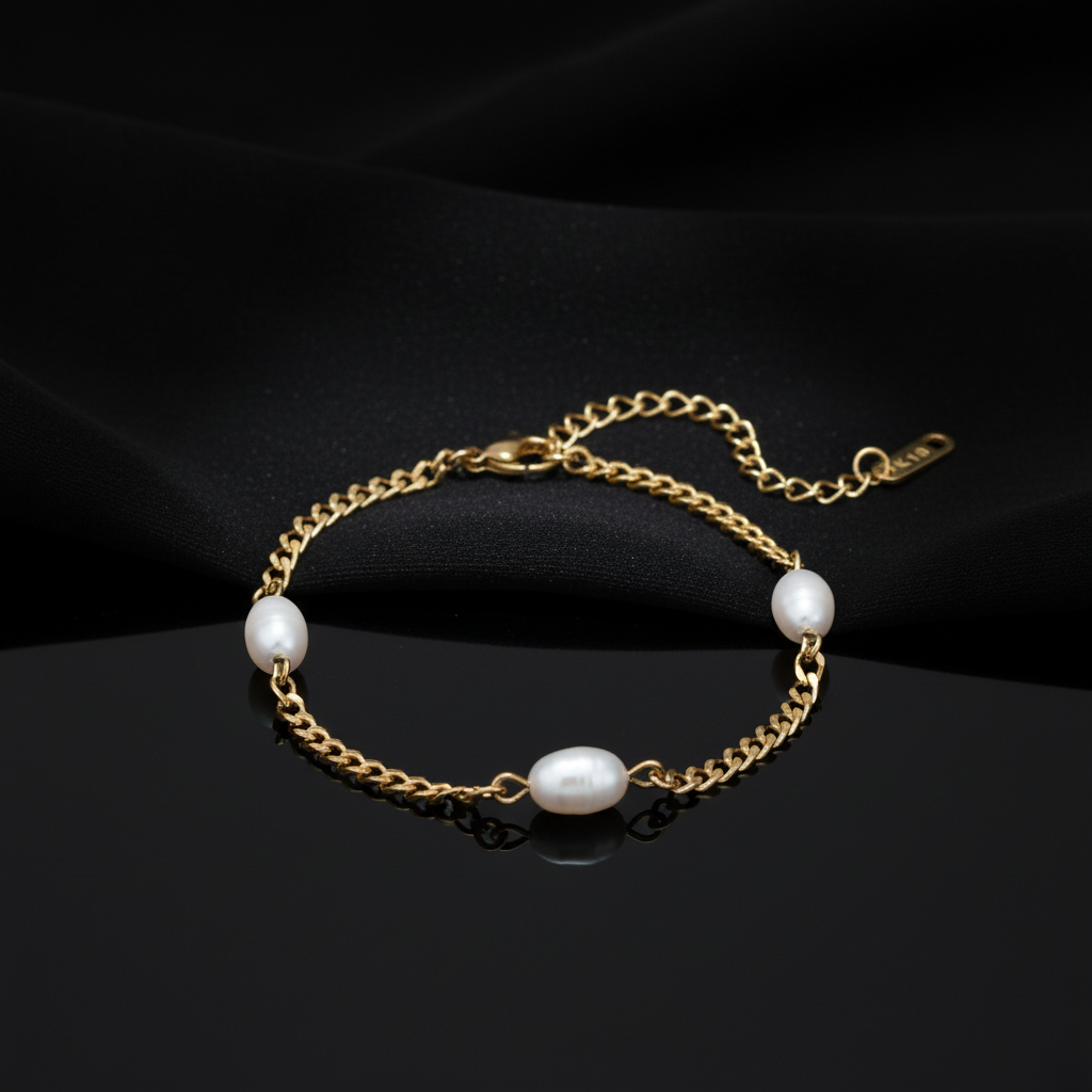 JEWELIXIRS Pearl Station Bracelets