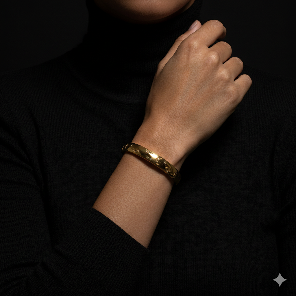 JEWELIXIRS Celestial Hinge Bangle Set