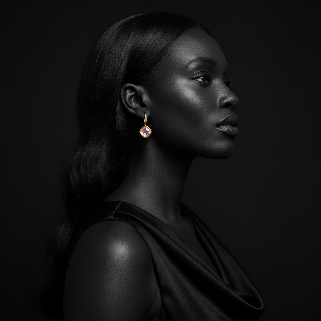 JEWELIXIRS Cushion Drop Earring