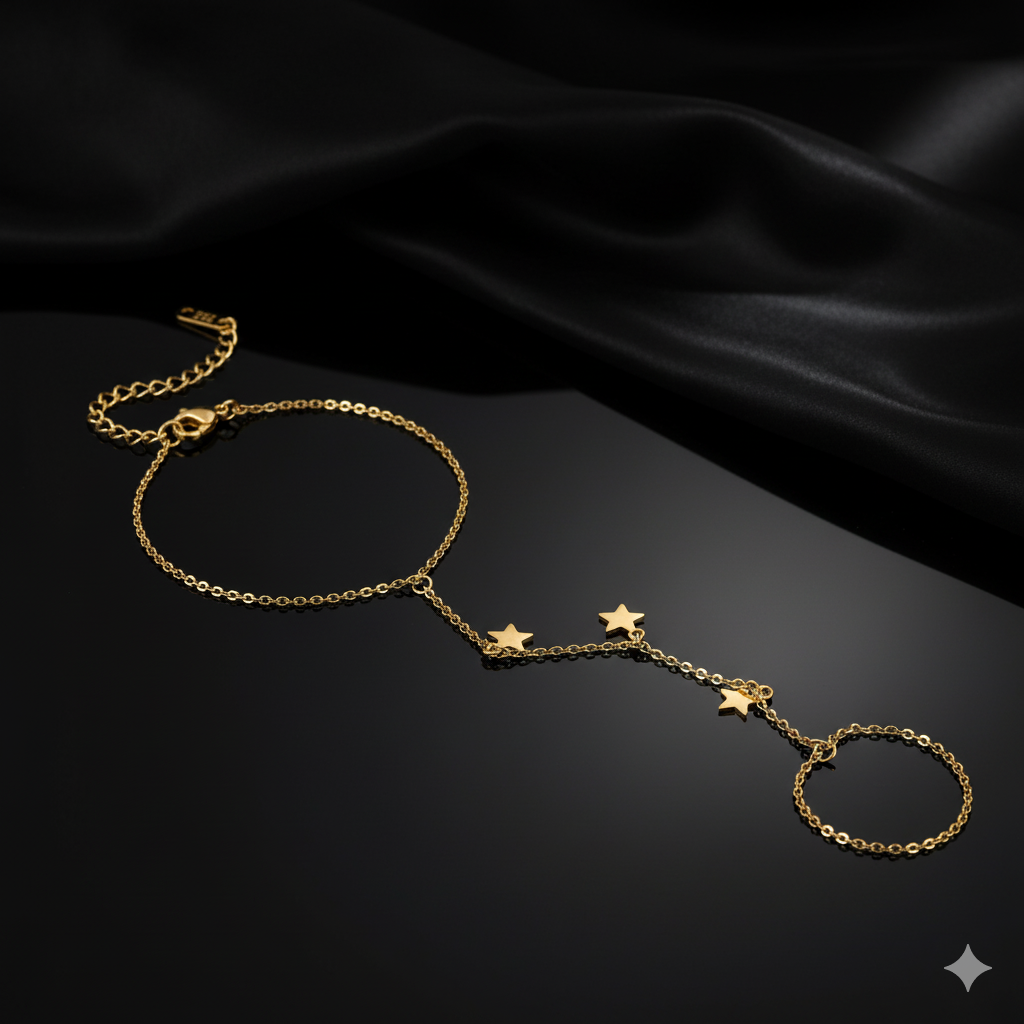 JEWELIXIRS Celestial Star Hand Chain