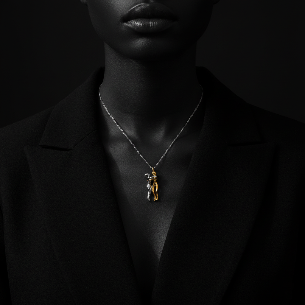 JEWELIXIRS Embrace Figure Necklace