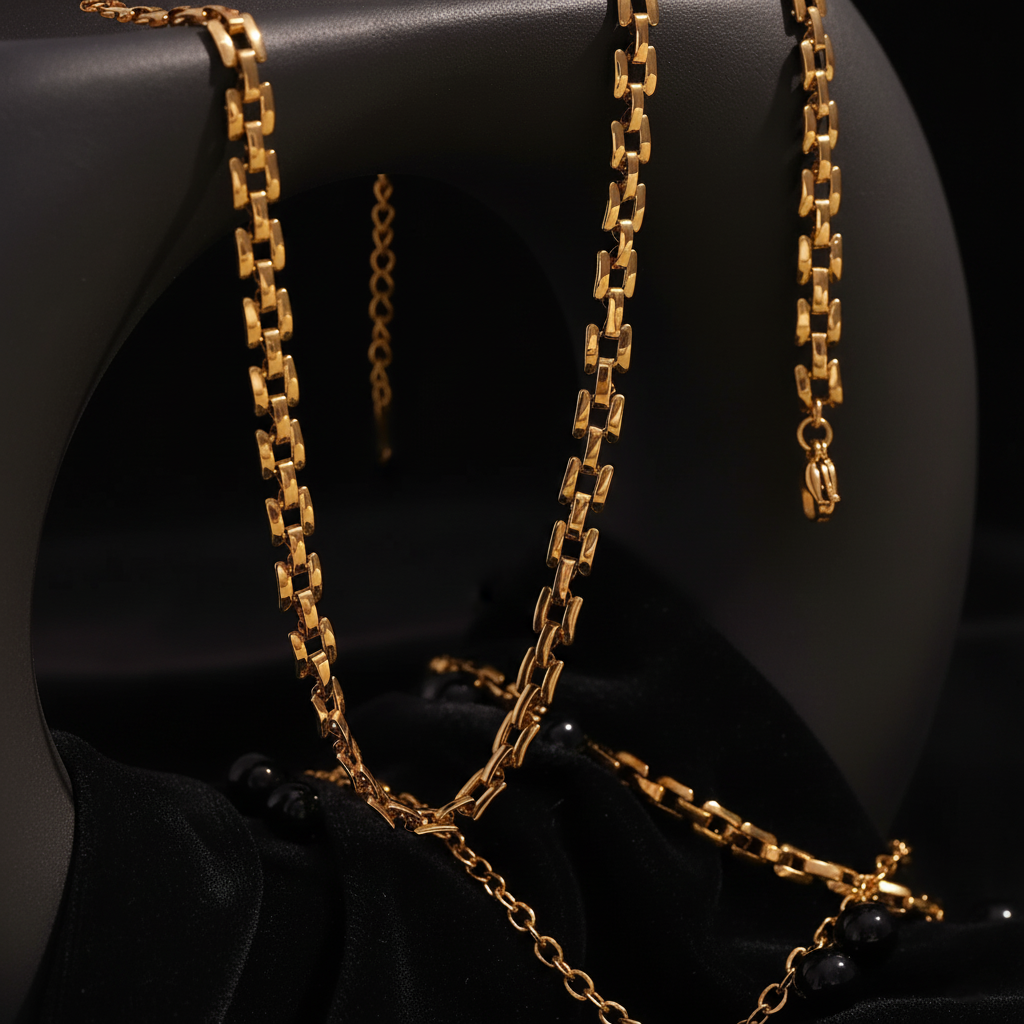 JEWELIXIRS Interlocking Link Chain