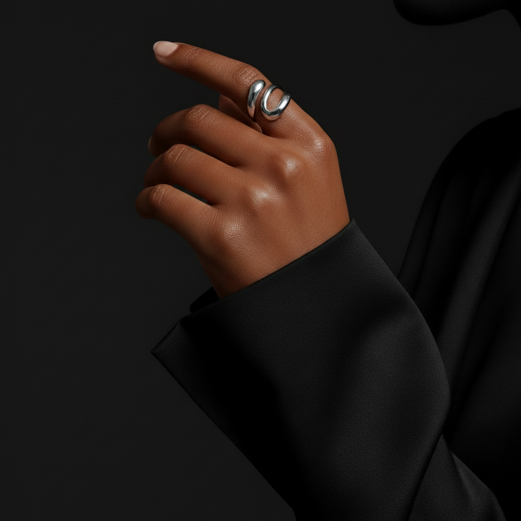 JEWELIXIRS Coiled Vortex Ring