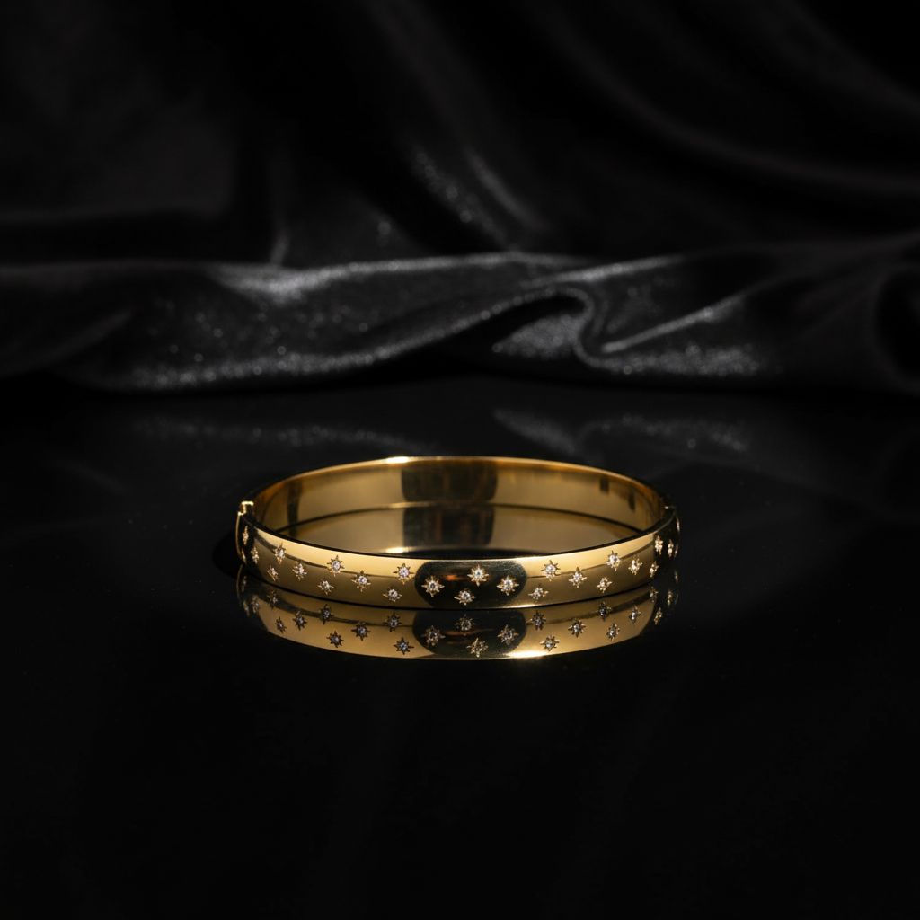 JEWELIXIRS Celestial Hinge Bangle Set