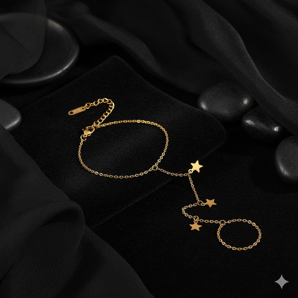 JEWELIXIRS Celestial Star Hand Chain