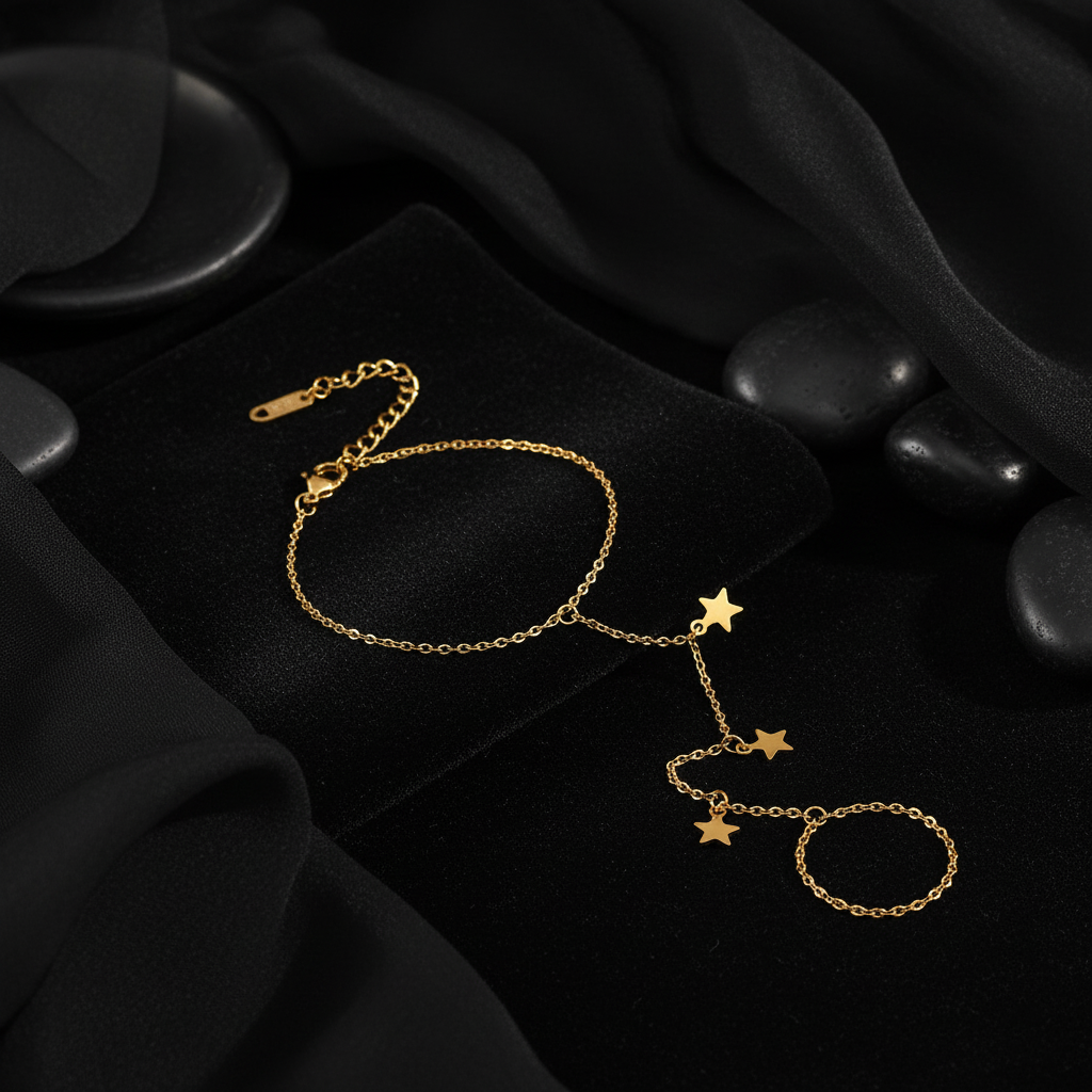 JEWELIXIRS Celestial Star Hand Chain