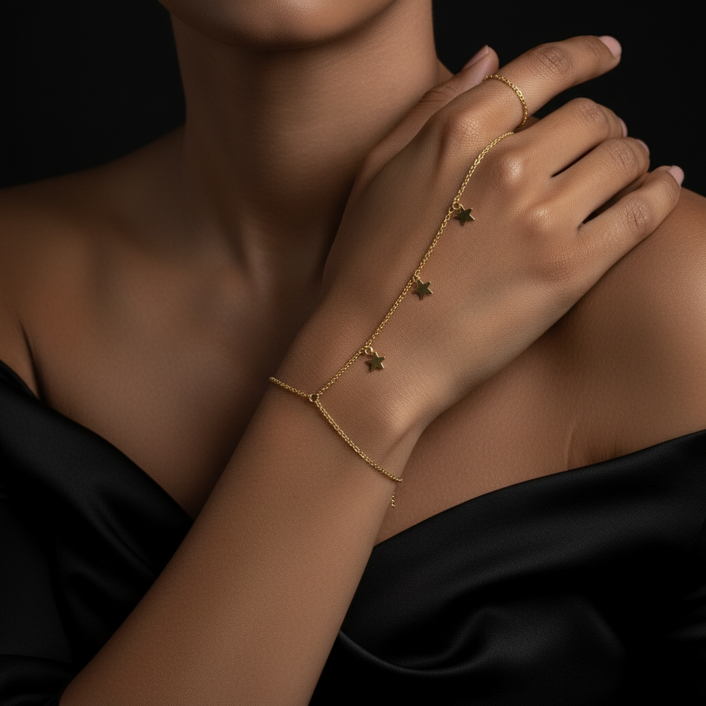 JEWELIXIRS Celestial Star Hand Chain