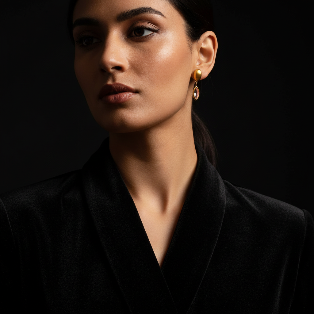 JEWELIXIRS Marquise Drop Earring