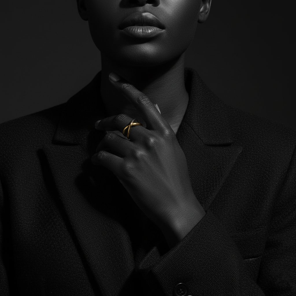 JEWELIXIRS Interlock Infinity Ring